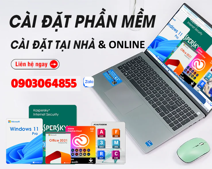 Nhận Hổ Trợ Cài Phần Mềm Nhanh Nhất